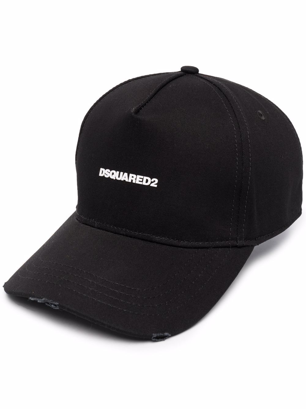 Dsquared2 Pet met geborduurd logo - Zwart