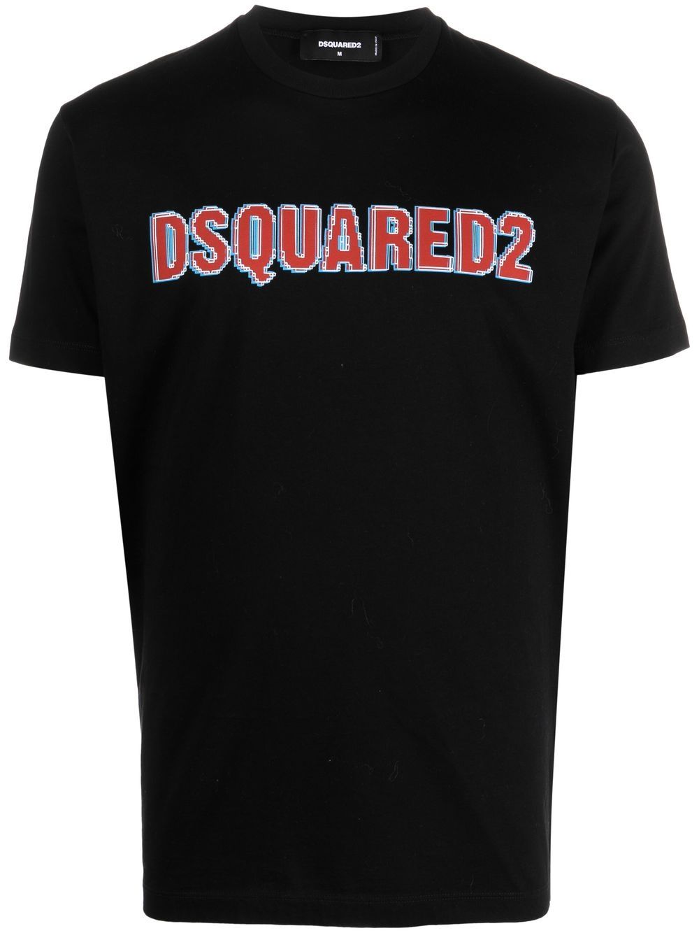 Dsquared2 logo-print cotton T-shirt - Zwart