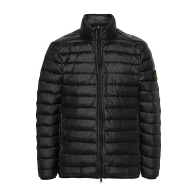 Echte Veren Jas Stone Island , Black , Heren