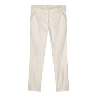 Ecru Straight Broek Summum Woman , Beige , Dames