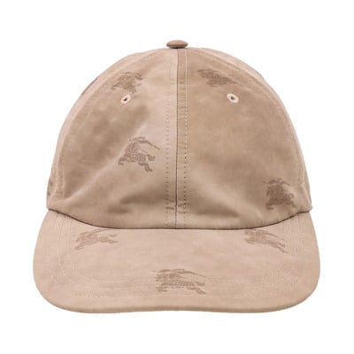 Elegant Beige Equestrian Cap Aw23 Burberry , Beige , Dames