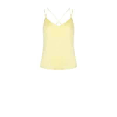 Elegant Satin Singlet Dante 6 , Yellow , Dames