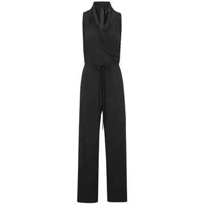 Elegante Zwarte Viscose Jumpsuit Max Mara Weekend , Black , Dames