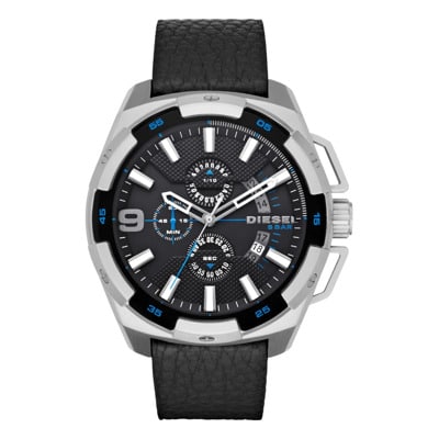 Elegante en Herenhorloge Diesel , Black , Heren