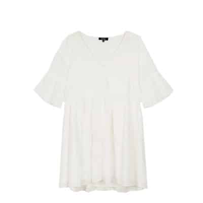 Elegante witte jurk met moderne twist Alix The Label , White , Dames