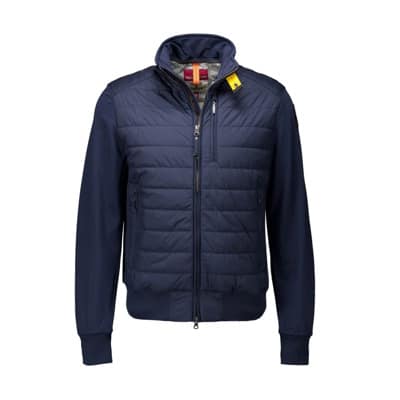 Elliot Donkerblauwe Gewatteerde Jas Parajumpers , Blue , Heren