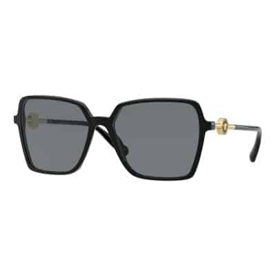 Enamel Medusa Zonnebril Versace , Black , Dames