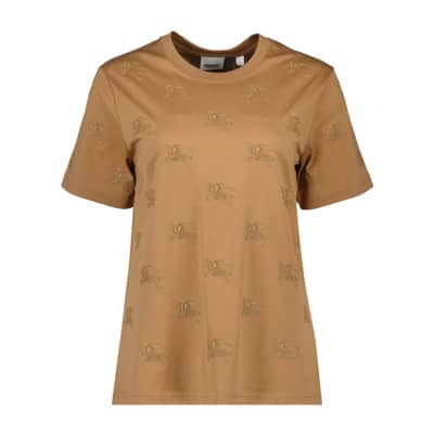 Equestrian Knight T-shirt Burberry , Brown , Dames