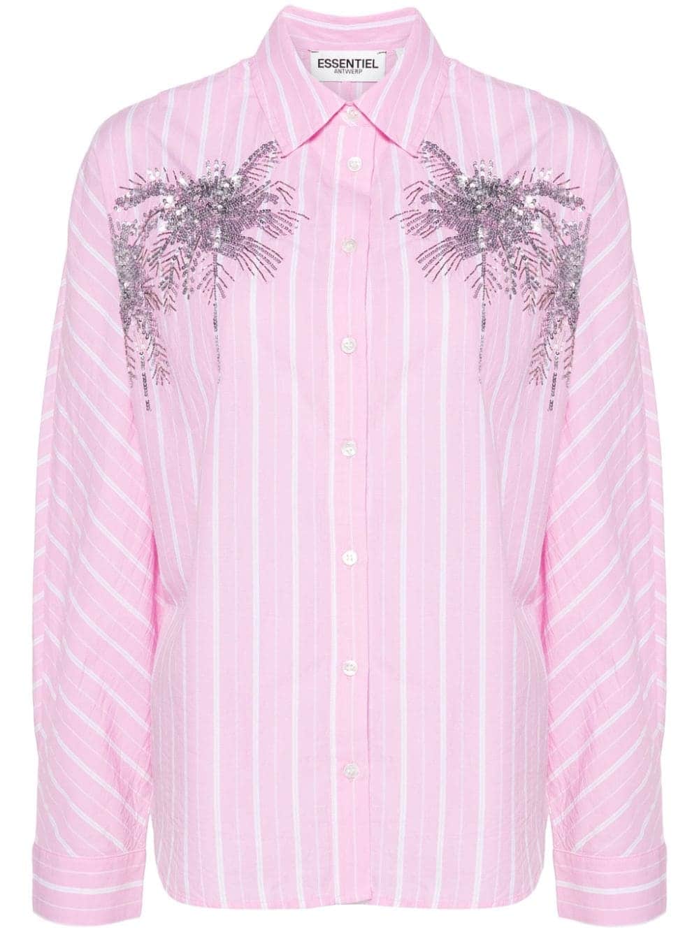 Essentiel Antwerp Blouse met pailletten - Roze