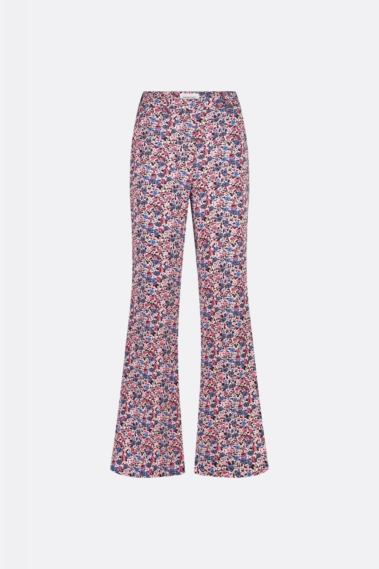 Fabienne Chapot Clt-287-trs-ss24 puck trousers pink candy/cornflowe