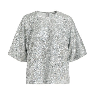 Ferras Zilveren Blouse Essentiel Antwerp , Gray , Dames