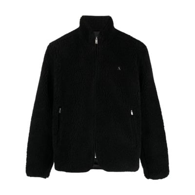 Fleece Zip Sweaters Represent , Black , Heren