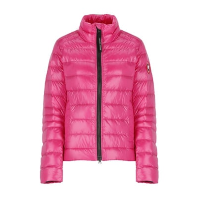 Fuchsia Gewatteerde en Gewatteerde Jas voor Vrouwen Canada Goose , Pink , Dames