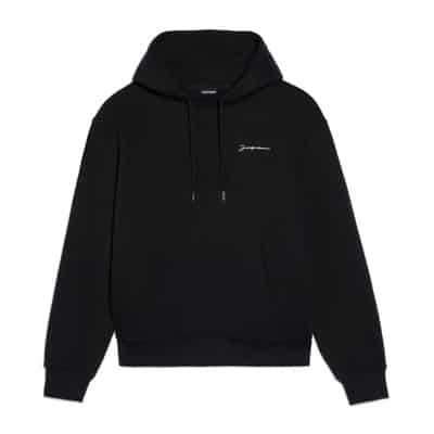 Geborduurd Logo Sweatshirt Jacquemus , Black , Dames