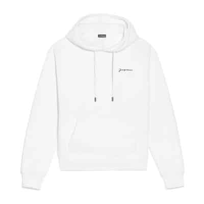 Geborduurd Logo Sweatshirt Jacquemus , White , Dames