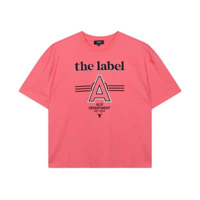 Gebreid A T-shirt voor dames Alix The Label , Pink , Dames