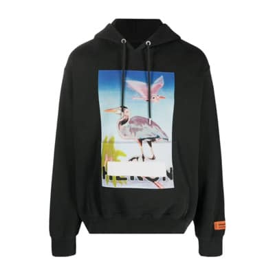 Gecensureerde Hoodie Heron Preston , Black , Heren