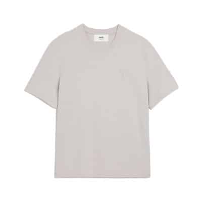 Geëmbosteerd Hart T-shirt Ami Paris , Beige , Heren