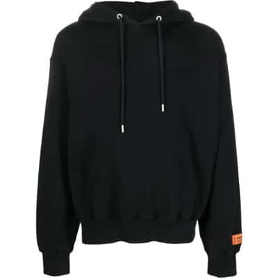 Gerecyclede X-Ray Zwarte Hoodie Heron Preston , Black , Heren