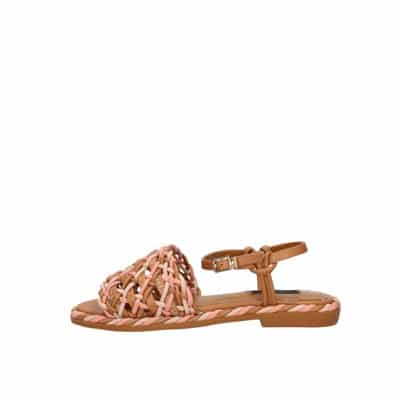 Gevlochten leren sandalen Liu Jo , Brown , Dames