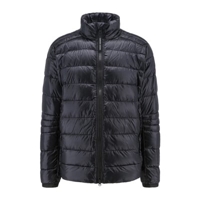 Gewatteerde jas met logopatch Canada Goose , Black , Heren