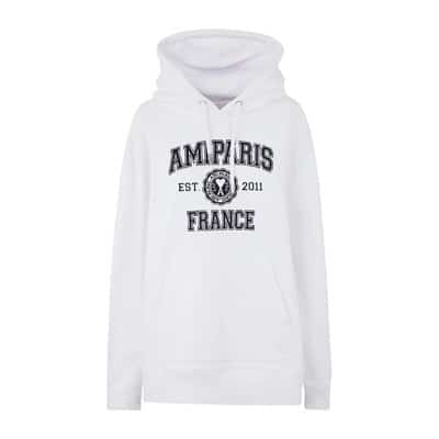 Gezellige Witte Hoodie voor Vrouwen Ami Paris , White , Dames