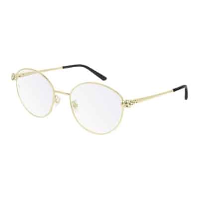 Goud Transparante Ct0234O Bril Cartier , Yellow , Unisex