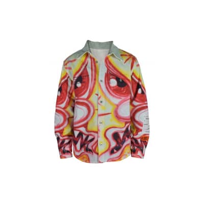 Graffiti Denim Jack Heron Preston , Multicolor , Heren