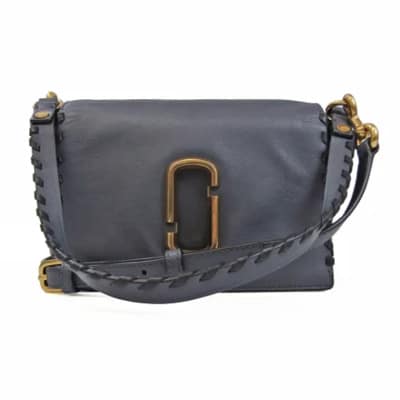 Grijze Leren Schoudertas - Marc Jacobs Moment Marc Jacobs Pre-owned , Gray , Dames