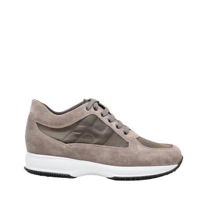 Grijze Suède Interactive Sneakers Hogan , Gray , Heren