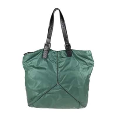 Groene Canvas Bottega Veneta Tas Bottega Veneta Vintage , Green , Dames