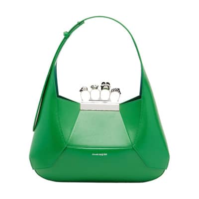 Groene Juwelen Hobo Tas Alexander McQueen , Green , Dames