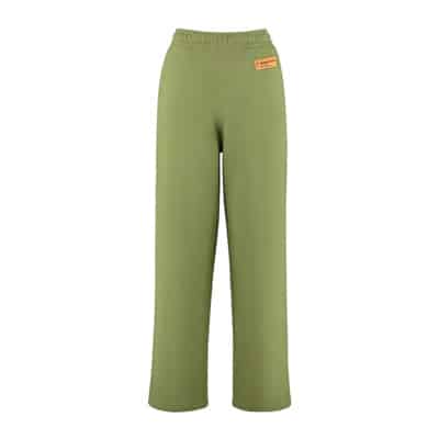 Groene Katoenen Broek met Elastische Taille Heron Preston , Green , Heren