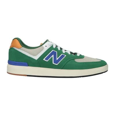 Groene Leren en Textiel Sneaker New Balance , Multicolor , Heren