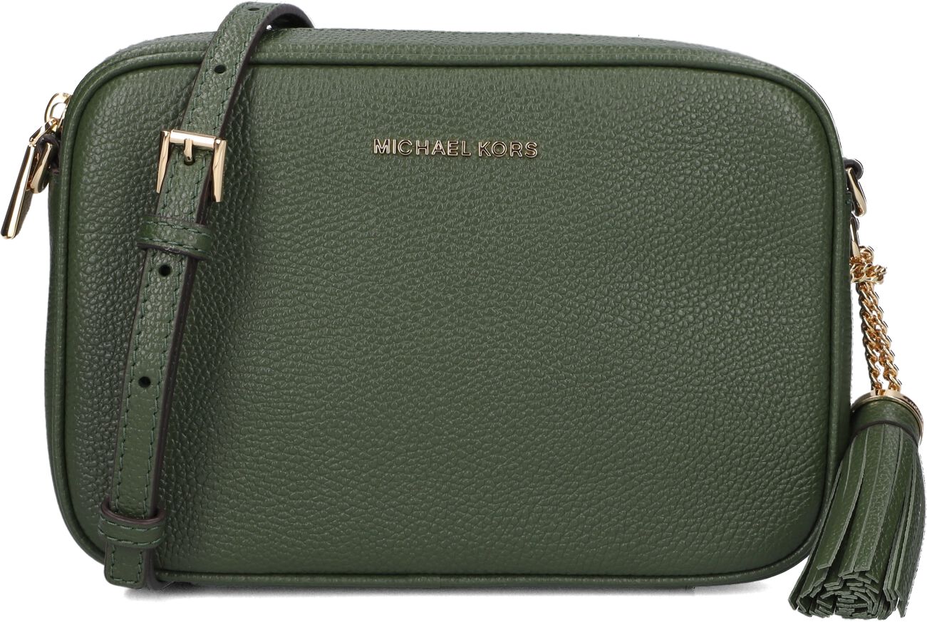 Groene Michael Kors Schoudertas Md Camera Bag