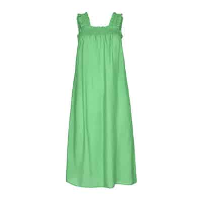 Groene Ruffle Smock Jurk 96112 Co'Couture , Green , Dames