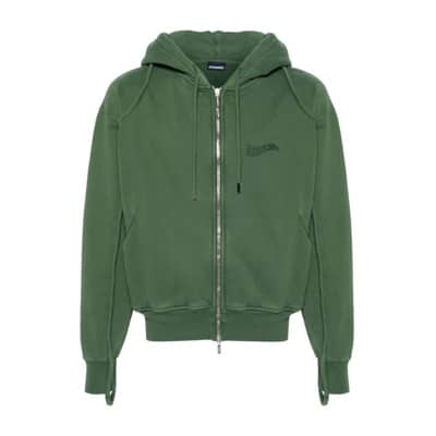 Groene Trui met Geborduurd Golf Logo Jacquemus , Green , Heren