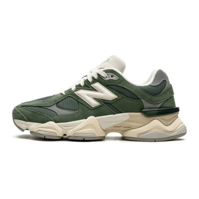 Groene suède sneakers met stijl en comfort New Balance , Green , Heren