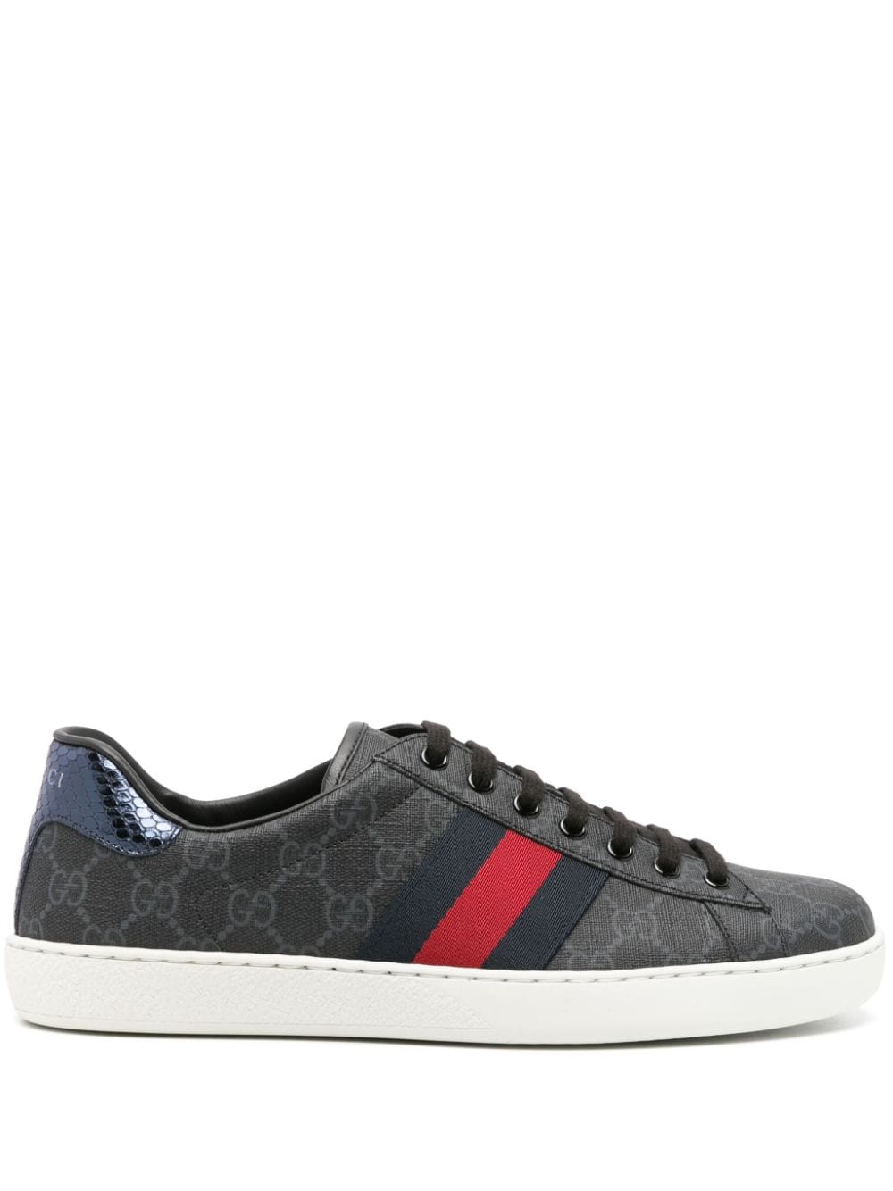 Gucci Ace sneakers met webstreep - Zwart