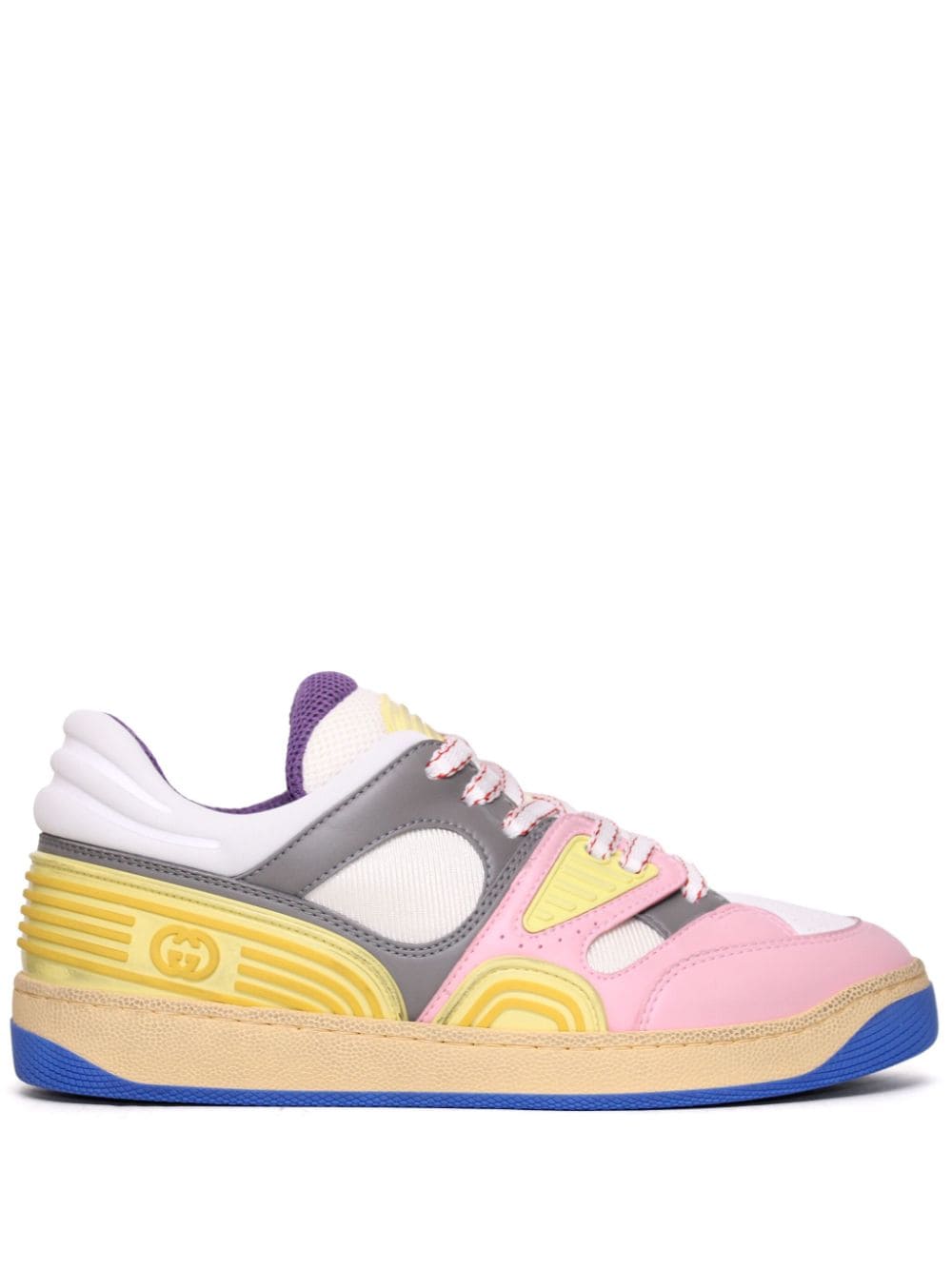 Gucci Basket sneakers met vlakken - Roze