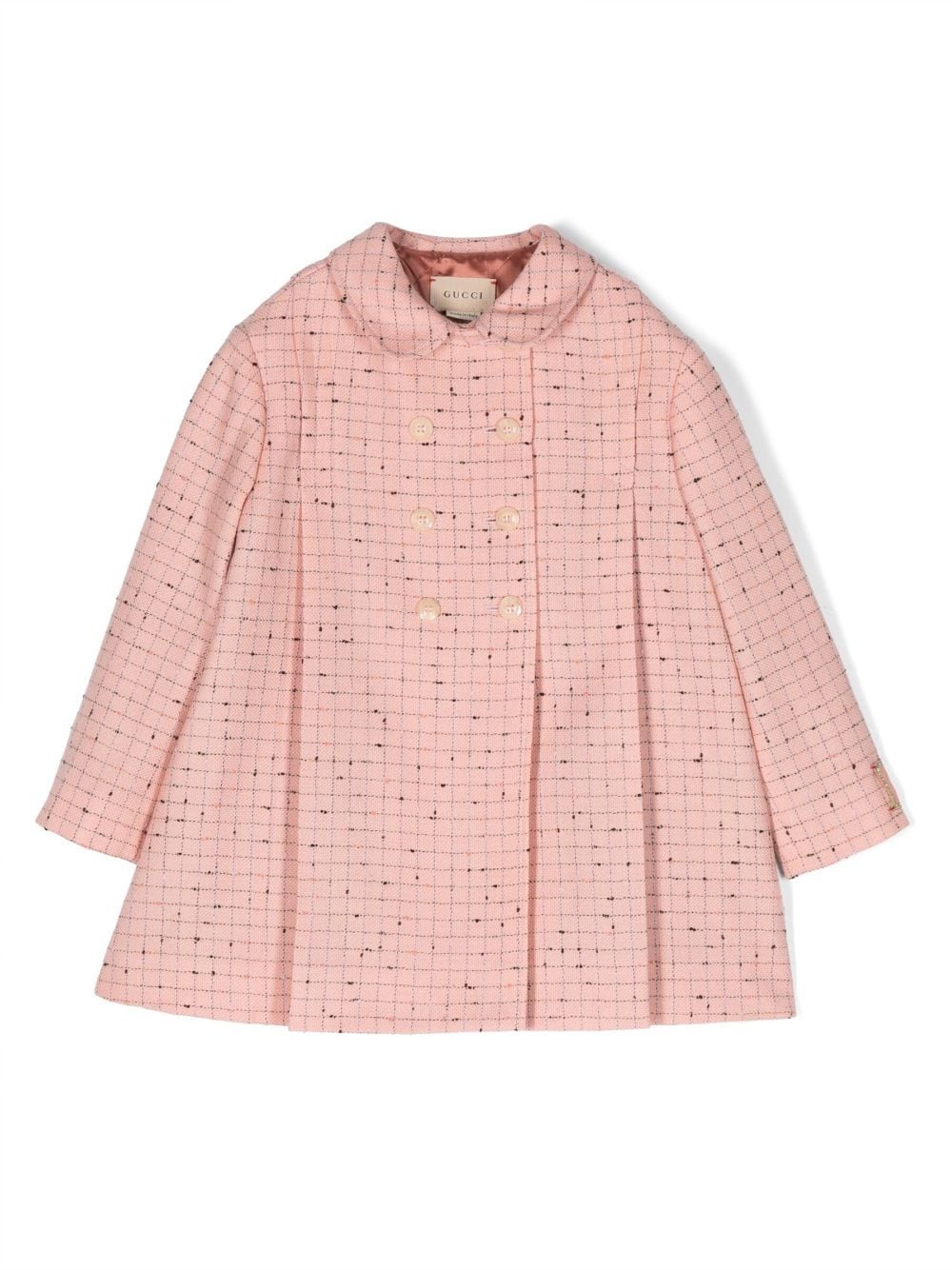 Gucci Kids Jas met dubbele rij knopen - Roze