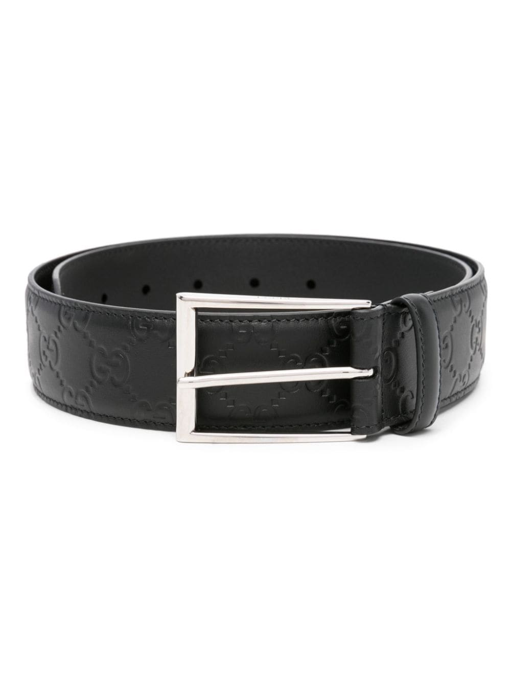 Gucci Riem met GG-detail - Zwart