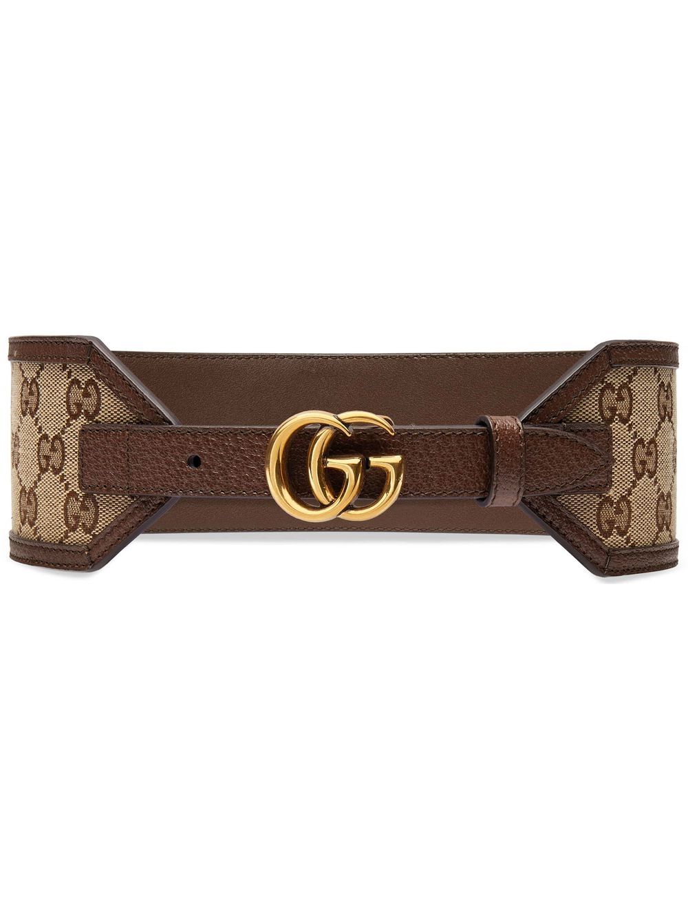 Gucci Riem met GG gesp - Bruin