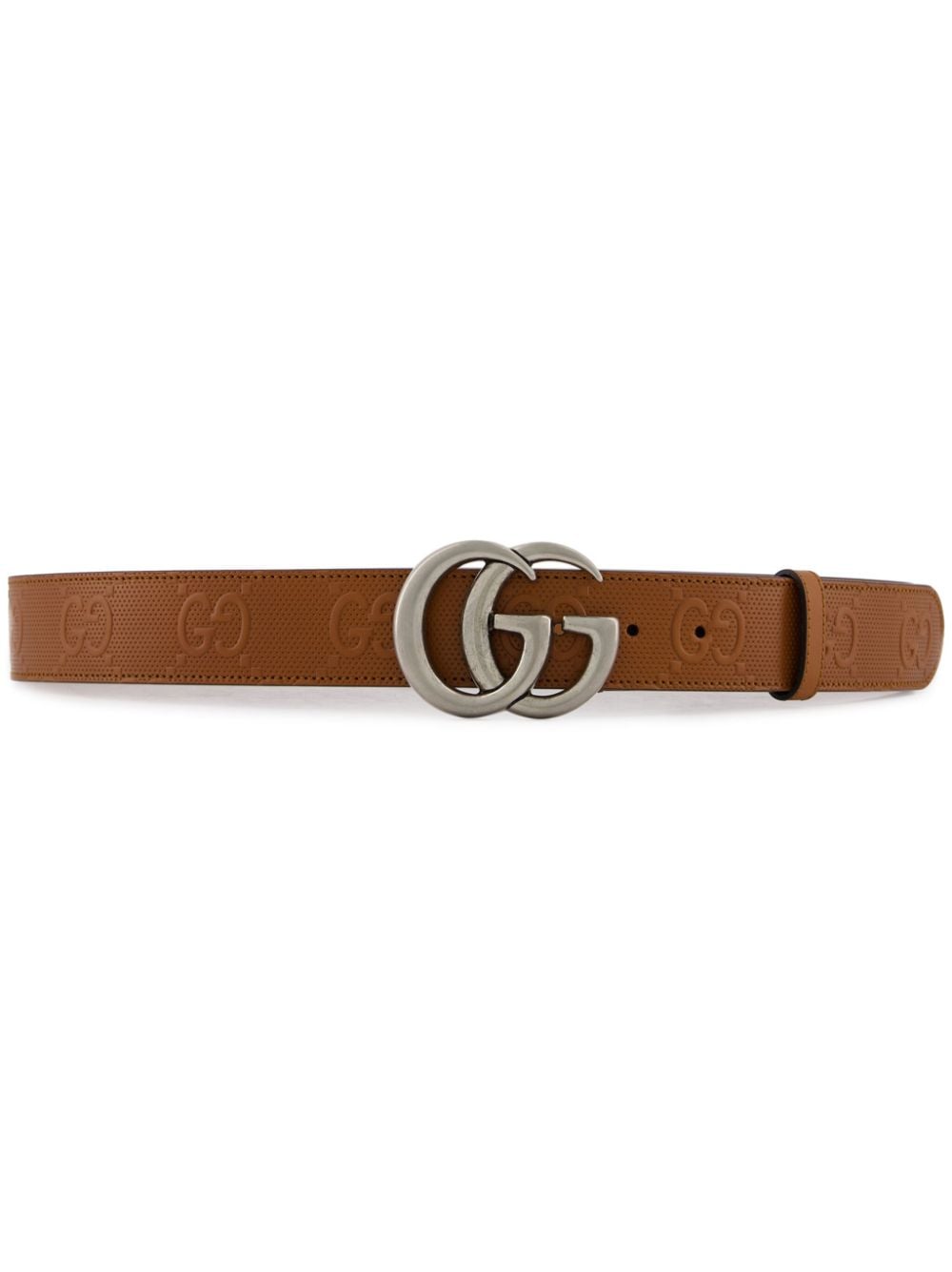 Gucci Riem met GG-gesp - Bruin