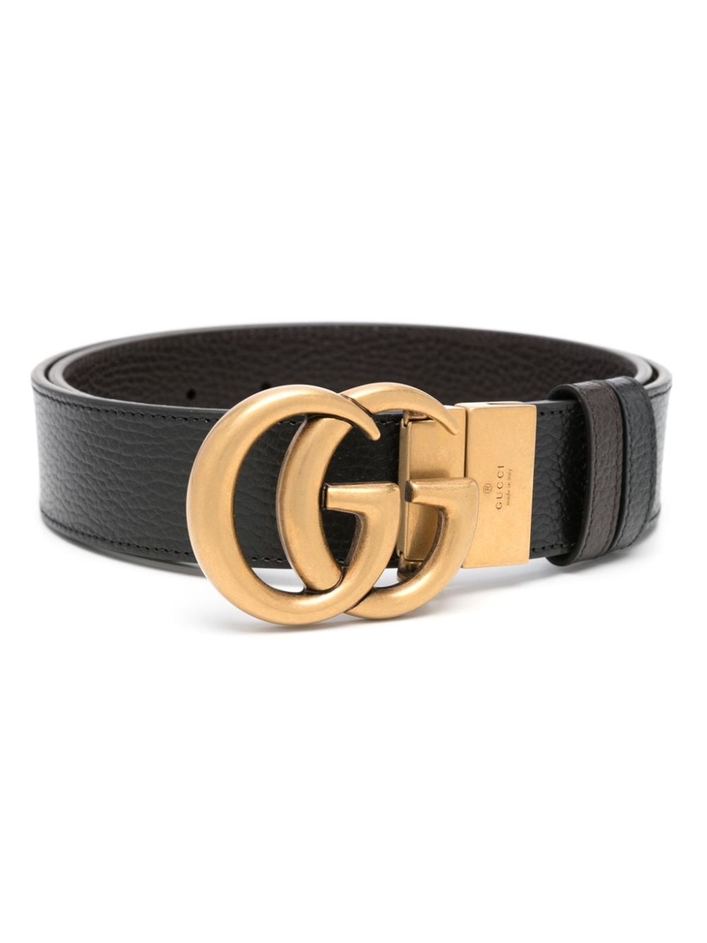 Gucci Riem met GG-gesp - Zwart