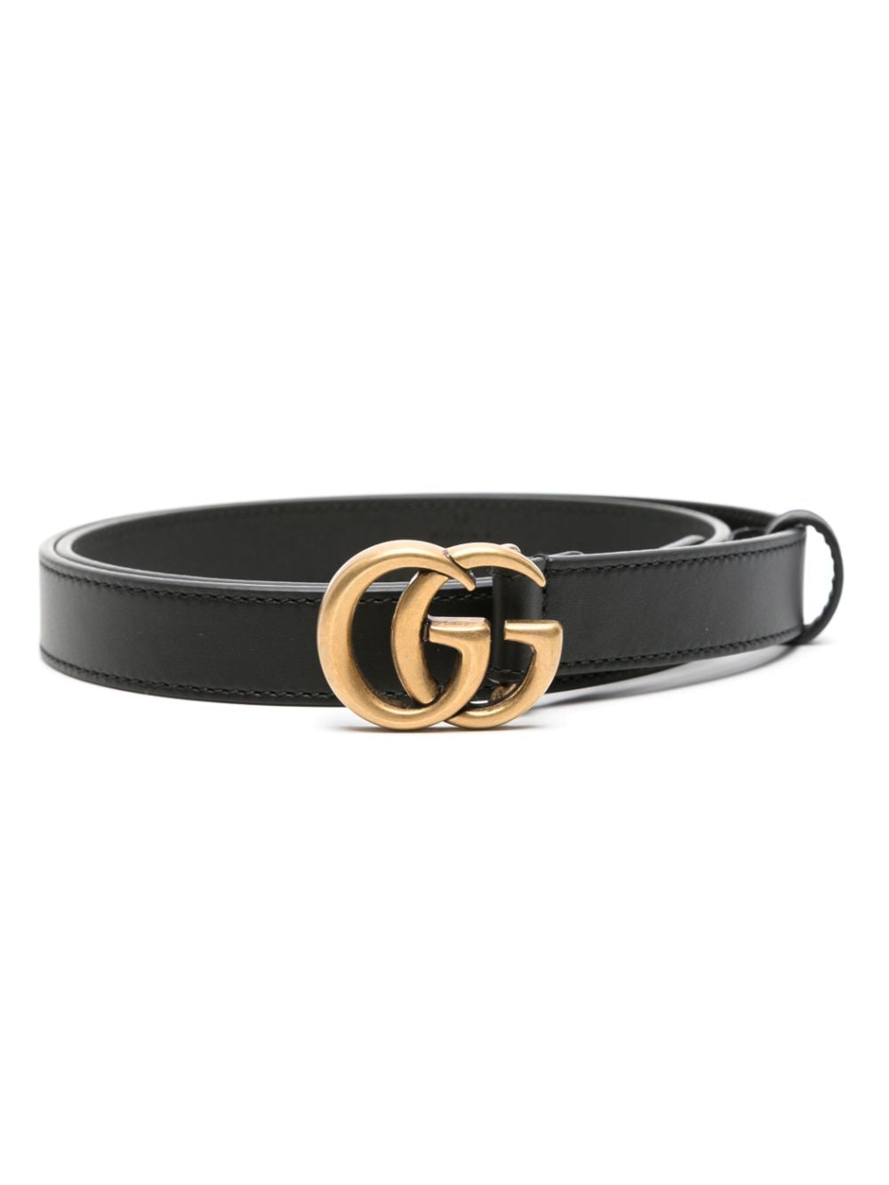 Gucci Riem met GG-logo - Zwart