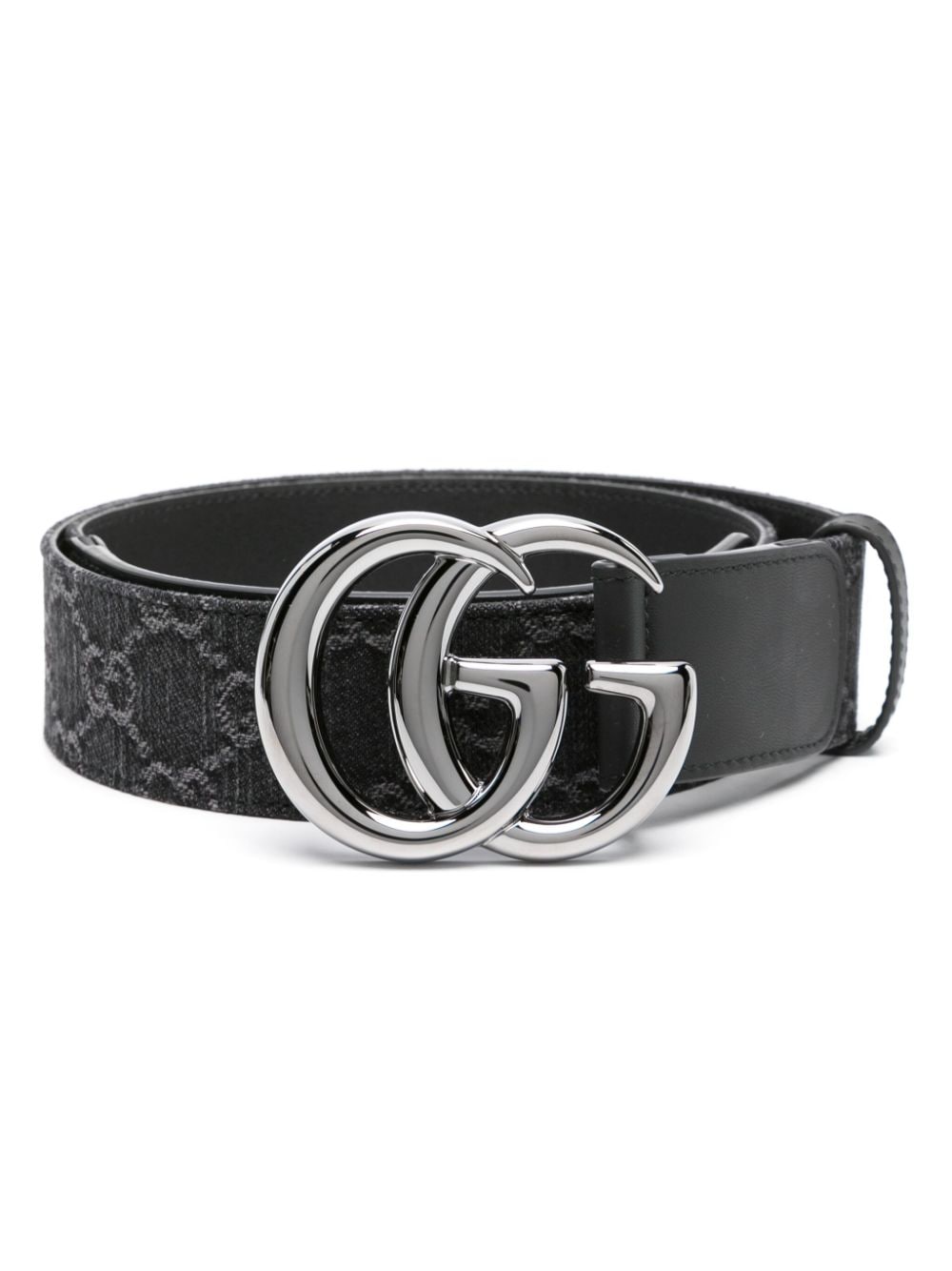 Gucci Riem met GG-logo - Zwart