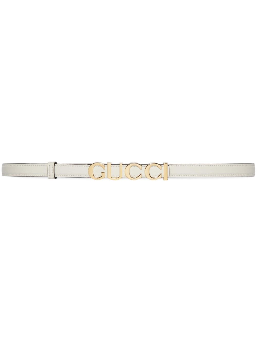 Gucci Riem met logogesp - Wit