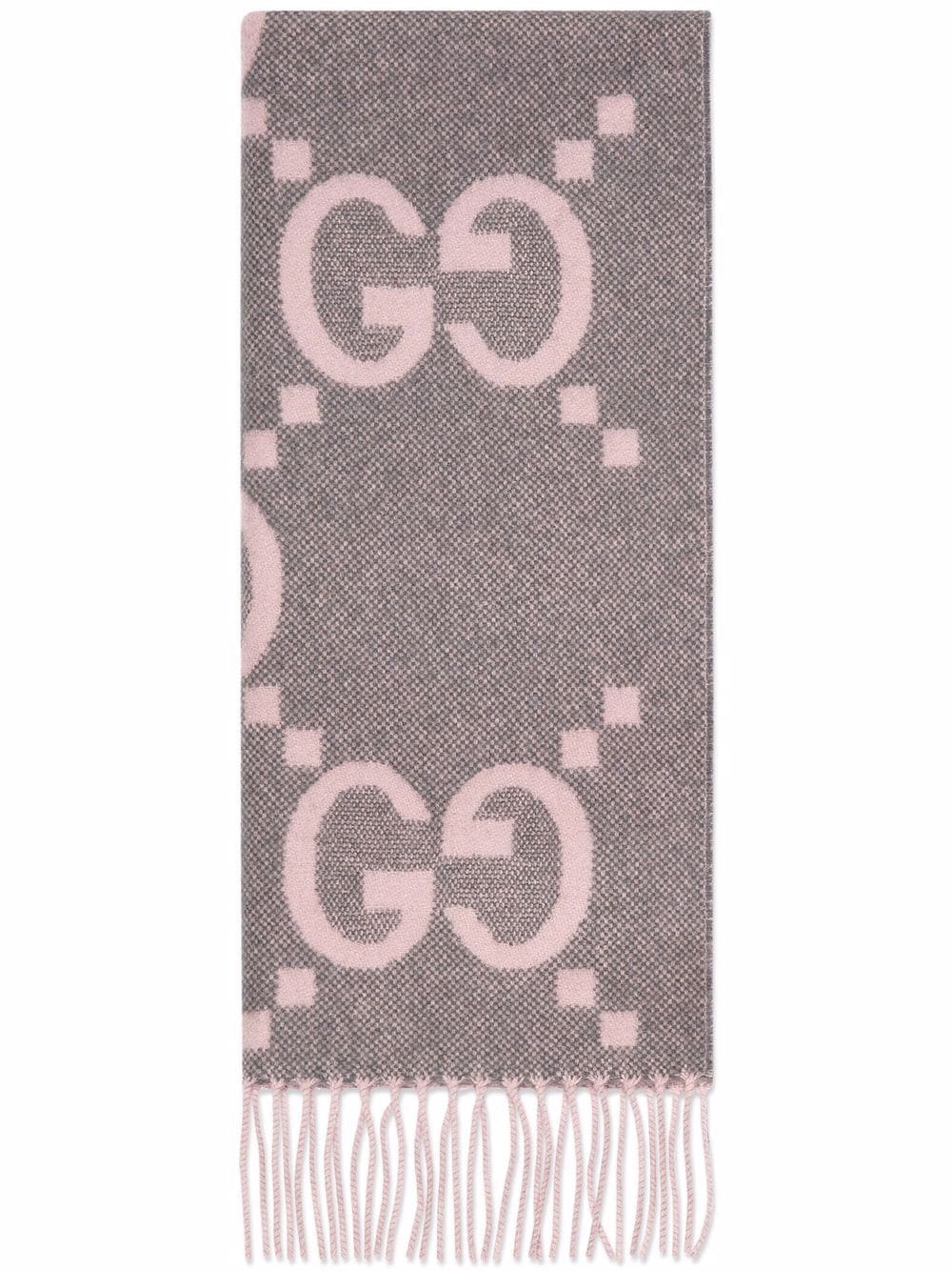 Gucci Sjaal met GG jacquard - Grijs