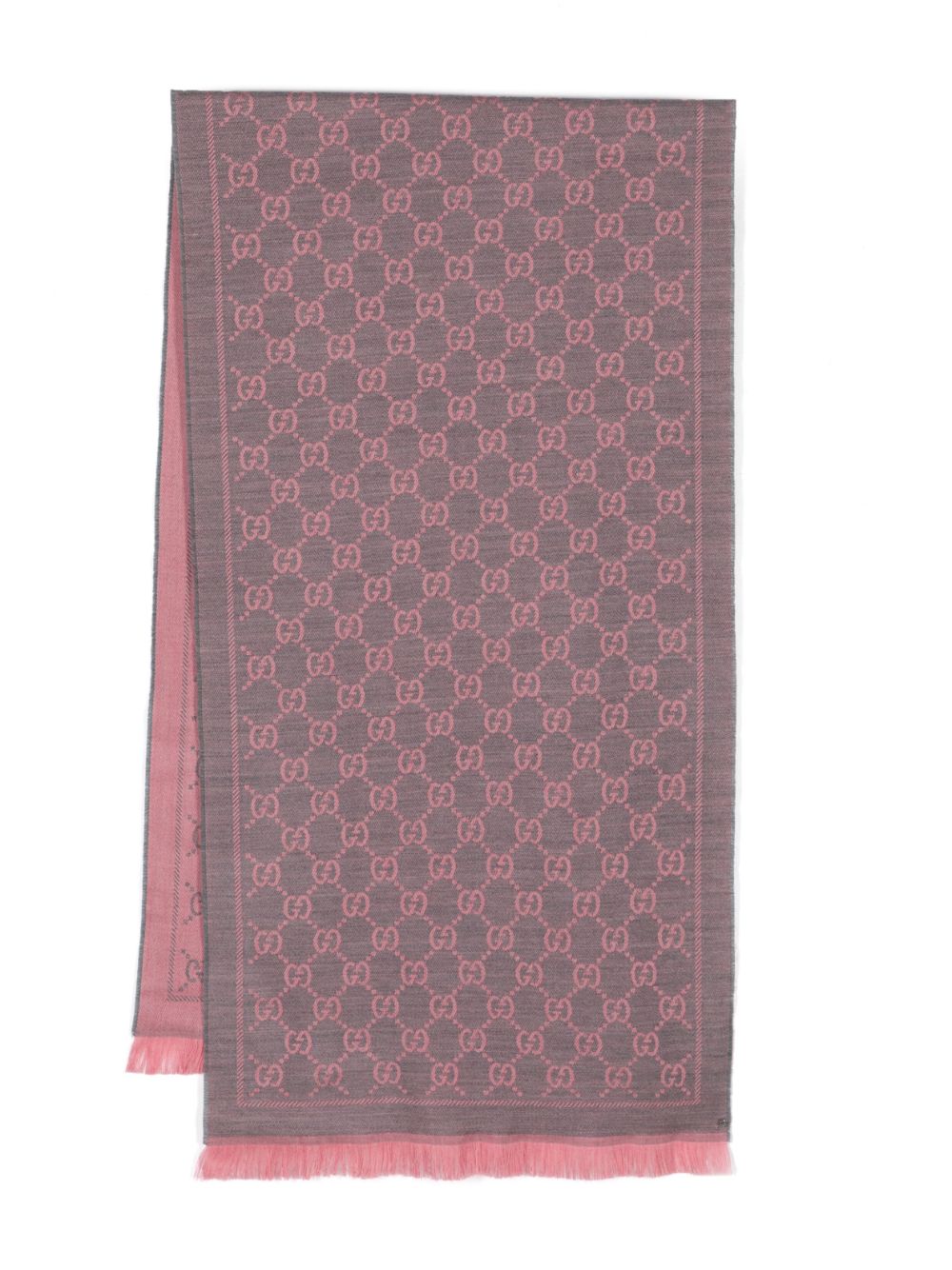 Gucci Sjaal met GG-jacquard - Roze